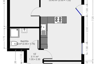 3 Zimmer Wohnung im Speckgürtel von Wien 5 min zu S-Bahn
