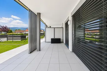 Neuwertige Erdgeschosswohnung – nähe Infineon| Barrierefrei | Große überdachte Terrasse | Eigengarten
