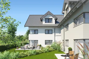Erstbezug in Lamprechtshausen: Doppelhaushälfte mit 5 Zimmern, Garten und Terrasse