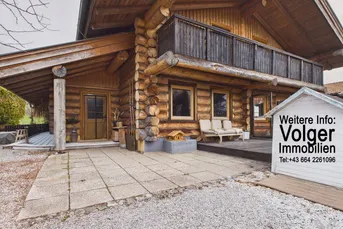Charmantes Holzblockhaus mit gemütlicher Ferienwohnung