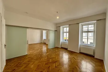 U4 PILGRAMGASSE: 3-Zimmer im Altbau inkl. Küche u. Badezimmer mit Fenster