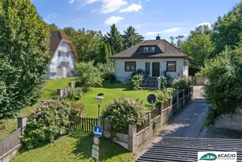 Charmantes Einfamilienhaus in herrlicher Grünruhelage, Fernblick ins Tullnerfeld inklusive