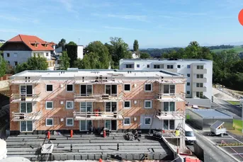 Jetzt Rohbau besichtigen - Kremsmünster / 2 Zimmer Wohnung mit Balkon/Loggia