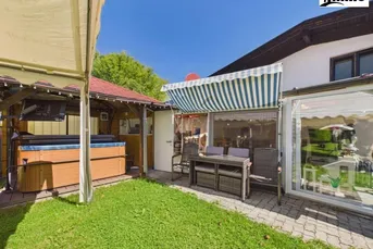 Einfamilienhaus im Zentrum von Velden – bezugsfertig, mit Wintergarten, Pavillon und Whirlpool