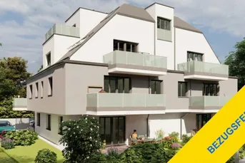 Projekt Stella: Exklusives Dachterrassenwohnung mit Himmelblick – 4 Zimmer inkl. PKW-Stellplatz, 2 Terrassen &amp; unverbaubarer Fernblick – Premiumlage - Luxusbad mit Badewanne und Dusche