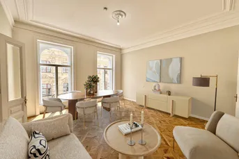 Herrschaftlicher Altbaucharme trifft modernen Luxus – Exklusive Stilwohnung in Wiens Bestlage