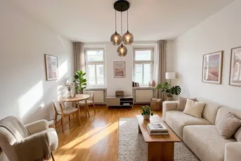 Charmante 2-Zimmer-Altbauwohnung! Teilsaniert!