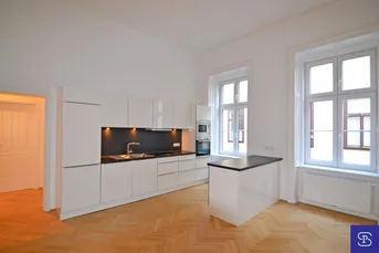 Provisionsfrei: Wunderschöner 123m² Stilaltbau mit Einbauküche im sanierten Altbau - 1010 Wien