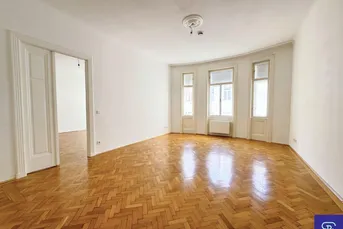 Provisionsfrei: Schöner 131m² Altbau mit 4 Zimmern Nähe Rochusmarkt - 1030 Wien