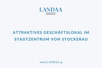 Attraktives Geschäftslokal im Stadtzentrum von Stockerau