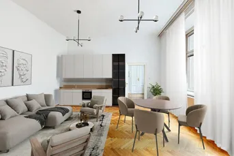 ++NEU++ Karmeliterviertel vor der Tür – 2-Zimmer-Altbau beim Donaukanal &amp; Schottenring-Station