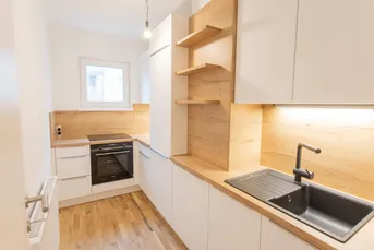 U-BAHN-NÄHE!!!! Großartig aufgebaute, kernsanierte 2 Zimmer Eigentumswohnung mit extra Küche (inkl. Einbauküche) und Balkon in 1220 Wien - bezugsfertig und provisionsfrei!