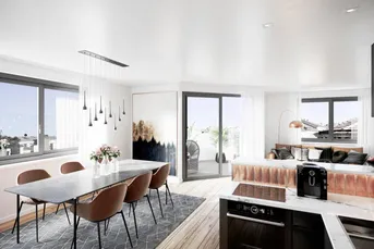Exklusives Dachgeschoss-Domizil mit Loggia in urbaner Toplage