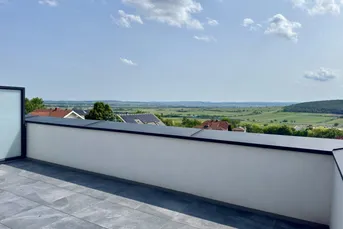 Doppelhaushälfte zur MIETE nahe Eisenstadt – Mit Garten, Balkon &amp; Panorama-Dachterrasse