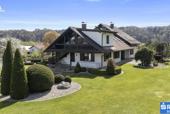 Diskreter Landsitz mit Garten-Idylle &amp; Nebengebäuden – Stilvolle Villa in Ottendorf an der Rittschein