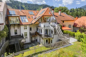 Urbaner Luxus trifft auf lebendige Tradition-Historisches Stadthaus mit Loftcharakter, vier Terrassen und rund 428 m² Wohnfläche im Herzen von Murau