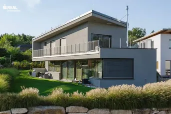 Modernes Architektenhaus mit Fernblick bis zum Neusiedlersee