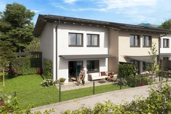 Daheim RH F: Neubau-Eckreihenhaus mit Terrasse und großem Privatgarten