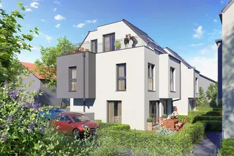 SOMMERATKION - BELAGSFERTIGES ECKREIHENHAUS