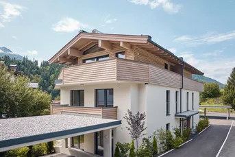 Stylische Luxus-Dachgeschosswohnung mit Bergblick ( 05587 )