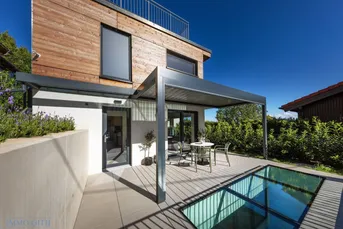 LIVING ABOVE VIENNA – FIRST OCCUPANCY – SINGLE-FAMILY HOUSE WITH PANORAMIC VIEWS ON THE SCHAFBERG