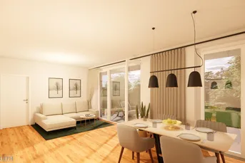 NEUBAU IN PERCHTOLDSDORF: EXKLUSIVE EIGENTUMSWOHNUNGEN + PRAXIS IN DER SALITERGASSE 6 – MODERN, GRÜN &amp; ZENTRUMSNAH!