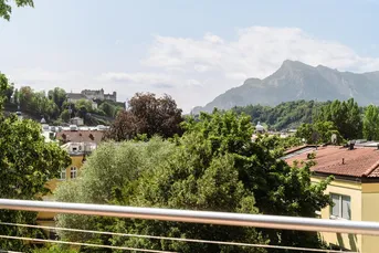 Logenplatz über Salzburg!Dachterrassenwohnung mit Festungs- und Bergblick