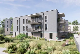 ERSTBEZUG "ein viertel grün" - herrliche 4- Zimmer Gartenwohnung in Wr. Neustadt mit Tiefgaragenstellplätzen - provisionsfrei