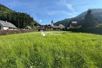 Baugrundstück mit Bergpanorama in St. Kathrein an der Laming – 1.070 m²