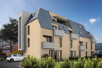 Dachgeschosswohnung W10 mit 12 m² Terrasse, provisionsfrei