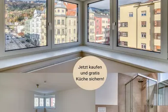 Erstbezug: 3 Zimmer Wohnung im idyllischen Saggen