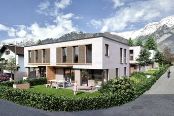 Doppelhaushälfte in ökologischer Holzbauweise in sonniger Lage
