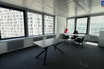 Unternehmenssitz mit Aussicht im Ares Tower | 1220 Kaisermühlen