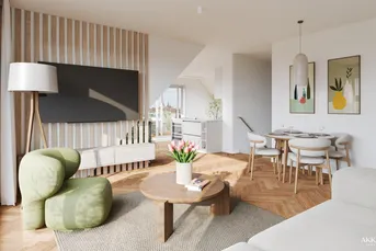 Praktische 2-Zimmer-Wohnung mit getrenntem Bad und WC