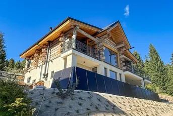 Ferienhaus/ Zweitwohnsitz: Finnisches Blockhaus trifft italienische Grazie - Nockbergen in Kärnten