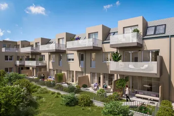 Dachgeschoß: 3 Zimmer-Balkonwohnung, nachhaltiges Energiesystem - provisionsfrei zu kaufen in 1230 Wien