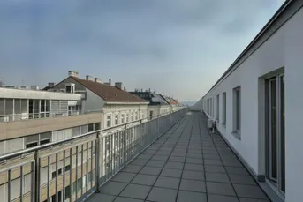 Neubaubüro mit Terrasse beim Westbahnhof nach Sanierung
