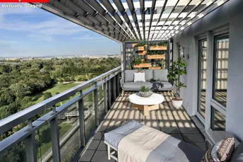 Penthouse-Feeling! „On the TOP of the tower“ inkl. 21 m² Terrasse und unverbauten Fernblick!
