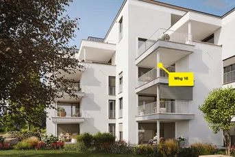 2-Zimmerwohnung mit Terrasse | Top 16