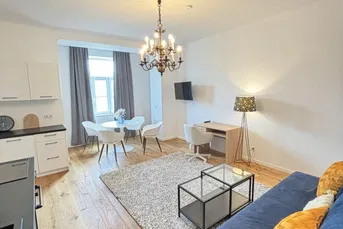 möblierte Mietwohnung mit Balkon