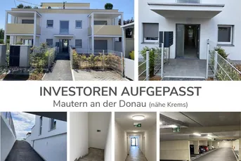 ***ANLEGER/INVESTOREN aufgepasst: Wohnung Top 03 in Mautern/Donau um NETTO € 119.500,- *** 2-Zimmer-Wohnung inkl. 1 TG-Platz – Ideal für 2 Studierende