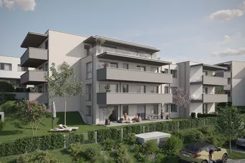 Wohntraum in Mittertreffling - 4 Zimmer-Neubauwohnung mit großem Balkon - PROVISIONSFREI