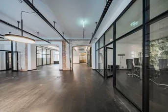 Topmodernes, loftartiges Open Space Büro auf zwei Ebenen mit Terrasse im Telegraf 7 zu mieten