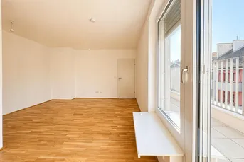 Helle &amp; ruhige 2 Zimmerwohnung mit Außenfläche | Schlüsselfertig | Ums Eck 51