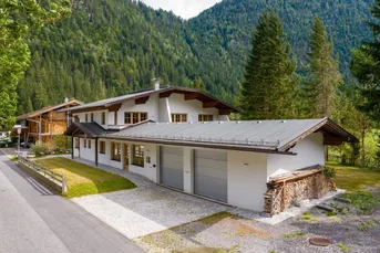 Haus mit zwei Wohnungen &amp; Büro in Leutasch – Wohnen und Arbeiten in traumhafter Alpenlage