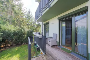 Hochwertige Dreizimmerwohnung mit Garten und Tiefgaragenplatz in Brunn am Gebirge