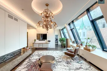 Dem Steffl so nah! Absolutes Traumapartment mit hochwertigen Einbaumöbeln und einzigartiger Dachterrasse samt Speiselift