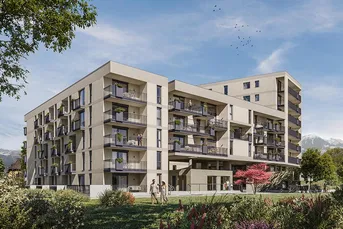 95 m² Familienwohnung | 35 m² Wohnen &amp; 3 Balkone