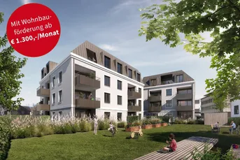 Neubau im Zentrum - Top A.033,5-Zimmerwohnung im 1. OGWOHNBAUFÖRDERUNG