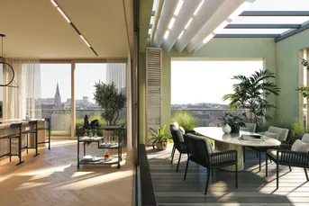 FUNKHAUS - 4-Zimmer Wohnung im nachhaltigen Holz-Hybrid Bauteil